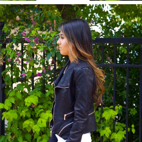 Lack faux leather jacket - Picture 3 of 3